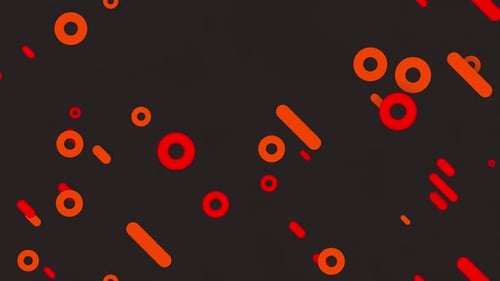 Abstract Geometric Circles And Lines Seamless Loop Background