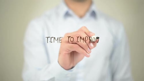 Time to Improve Written on Transparent Surface