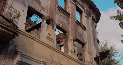 Remains of Old Building After the War