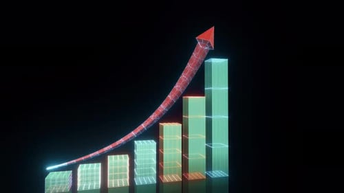 Digital Stocks Trend Arrow V1 4k