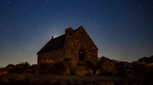 Church of the Good Shepherd moonrise