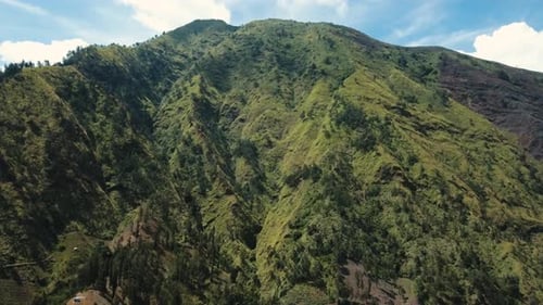 Paysage de montagne. Île de Jawa, Indonésie.