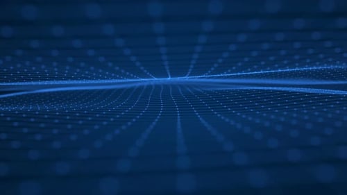 Abstract technology digital wave background.