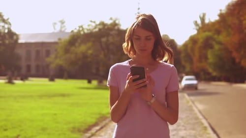 Young Woman Using Smartphone