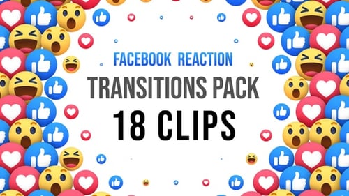Social Media Emoji Reaction Transitions