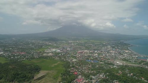 Legazpi City in the Pihilippines, Luzon.