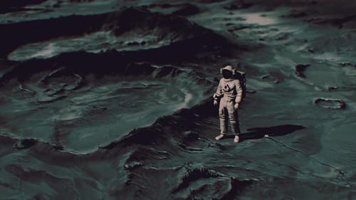 Astronaut on Lunar Landing Mission