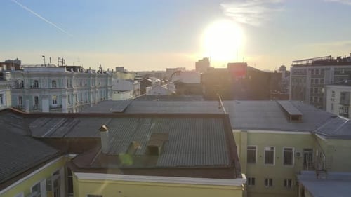 Stock Video Drone Aerial View Footage of Rostov on Don Capital of South Russia
