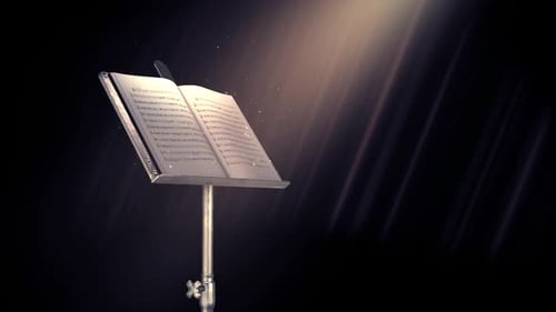 Music Sheet Book Background 2