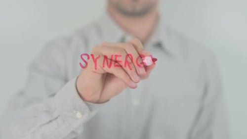Synergy Writing on Screen with Hand