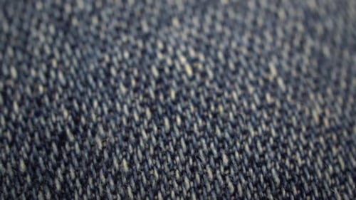 Close Up of Blue Denim Jeans Texture