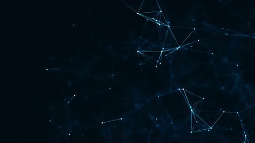 Futuristic Digital Network Connection Abstract Background Loop