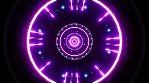 Vj Sound Visualization Circle Wave 4K Loop