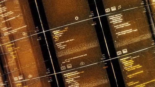 Textura abstracta del ciberespacio con algoritmo de movimiento