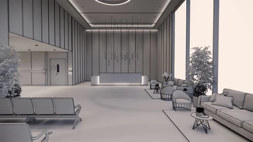 Modern hospital,health care concept.