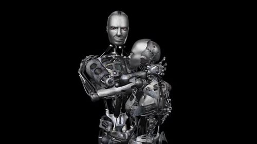 Cyborgs In Love - CU - Transparent Loop