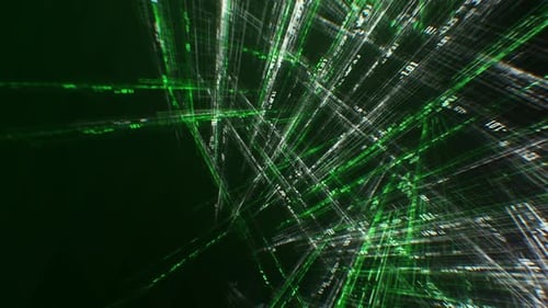 Green Digital Abstract