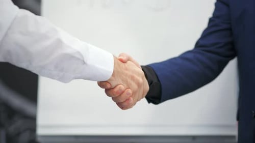 Close Up of Business Handshake
