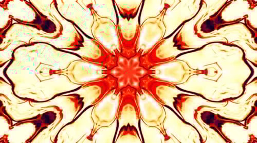 Dynamic Fluid Abstract Kaleidoscope Motion Background