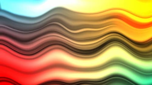 Surface ondulée abstraite dégradé Fantasy Glow