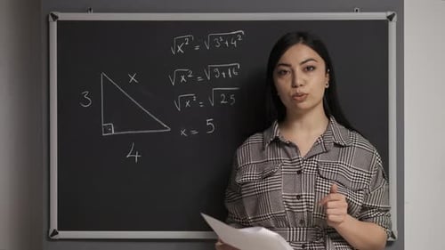 Teacher is Lecturing