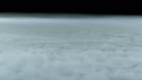 Aerial View of Dynamic Dreamlike White Clouds