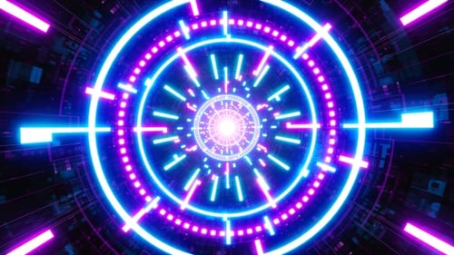 Neon Sci Fi Festival VJ Loop