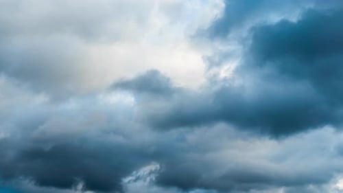 Partly cloudy, time-lapse