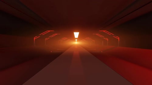 Roter Tunnel VJ Looped
