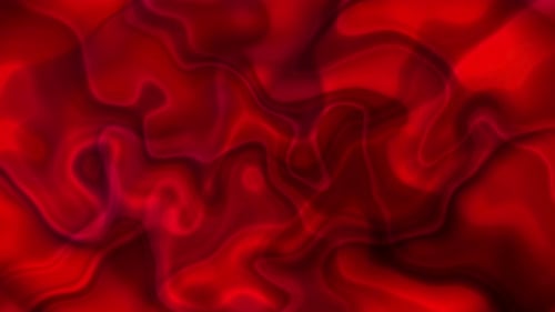 Animated Abstract Red Fluid Shapes Flowing Background