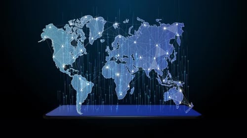 Smartphone-Verbindung Globales Netzwerk 01058