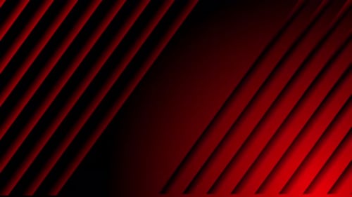 Abstract Red and Black Geometric Stripes Motion Background Loop