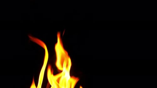 Fogo queima como o inferno