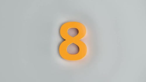 Countdown Timer From 10 to 0 with Impact Effect