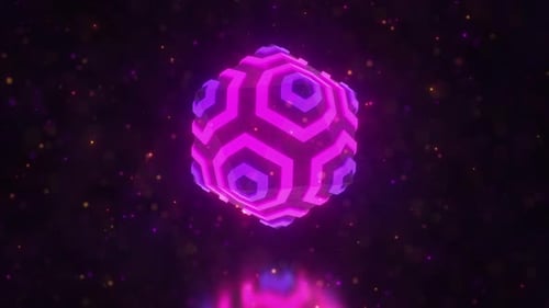 VJ Loop platónico de neón