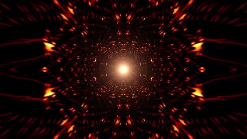 Fire Light Intricate Patterns Background