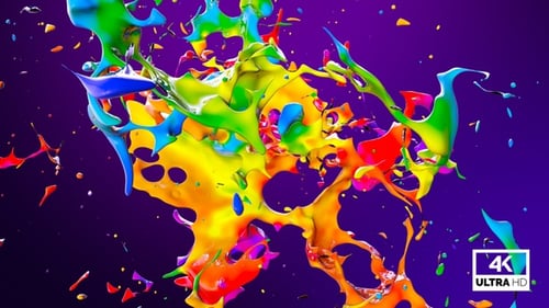 Multicolor Paint Splash V2