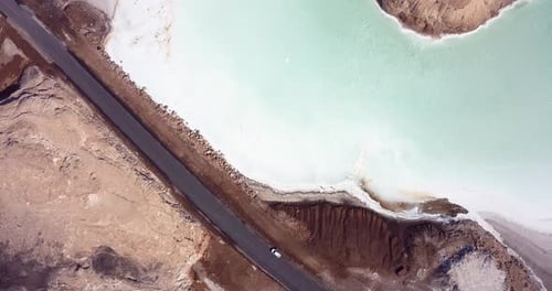 Djibuti Lake Assal Aerial