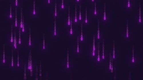 0-1 Numbers Codes falling abstract background