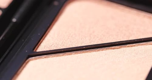 Colorful eye shadow