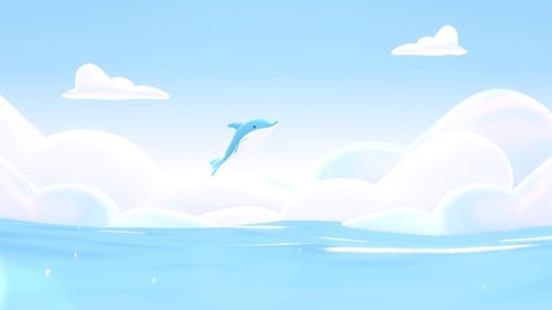 Delfin und Meer
