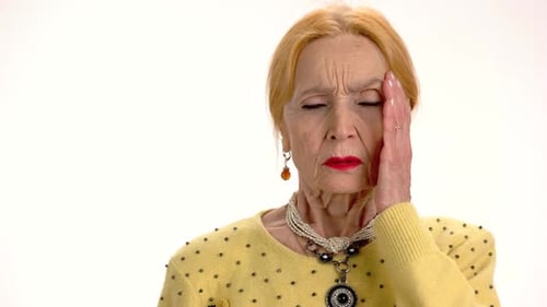 Senior Woman Suffering from Headache