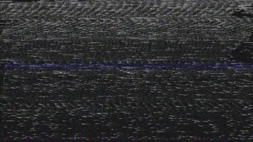 VHS Glitch Digital TV Static Noise Overlay