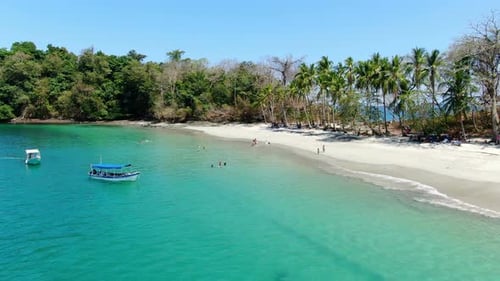 Virgin Unspoiled Caribbean Tropical White Sandy Beach