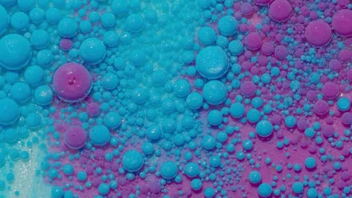 Colorful Blue Purple Bubbles Surface Wallpaper Themes Background Multicolor Space Universe Concept