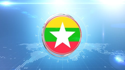 Global News Flag Circle Reveal Opener