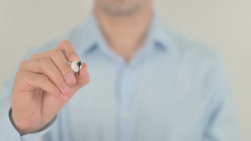 Writing Message on Clear Surface