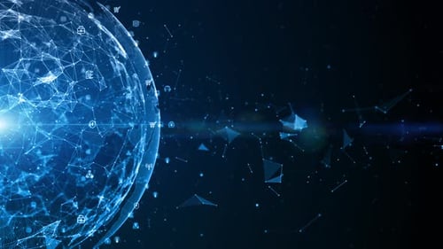 Technology Network Data Connection 4K 868