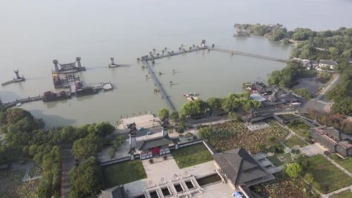 Lakeside Scenery, China