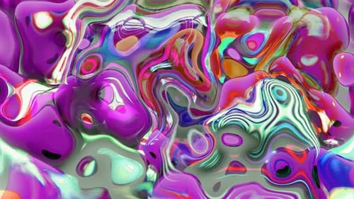 Neuer pinkfarbener bunter futuristischer Wasserflüssigkeit animierter Hintergrund
